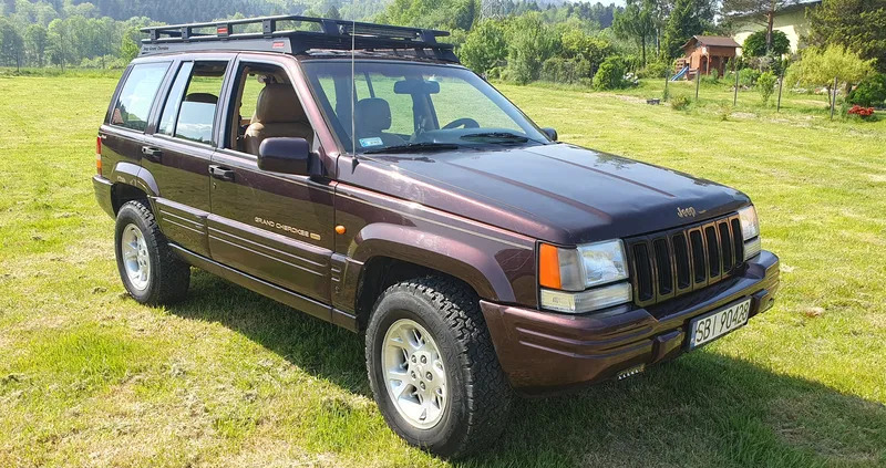 śląskie Jeep Grand Cherokee cena 29000 przebieg: 350000, rok produkcji 1996 z Ożarów